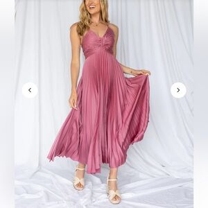 NWT | Sofie Pleated Maxi Dress